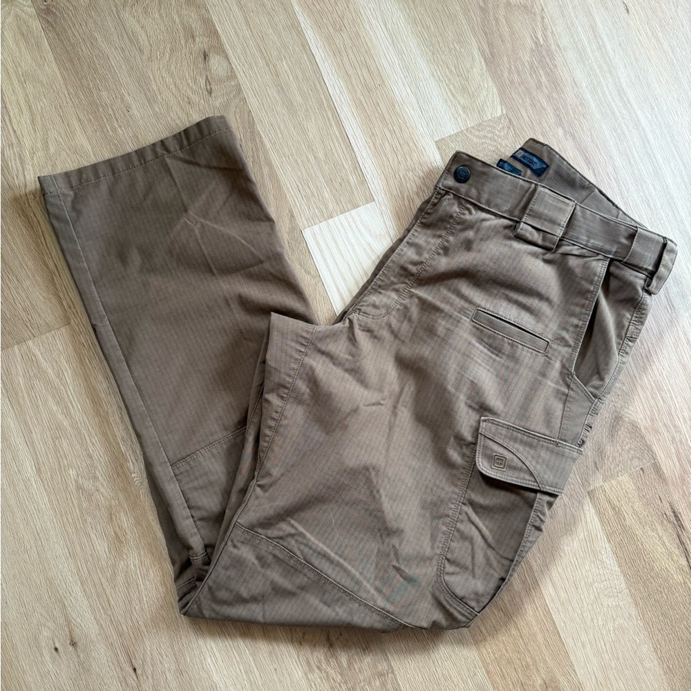 Men's Brown Tactical Cargo Pants - size 36/34